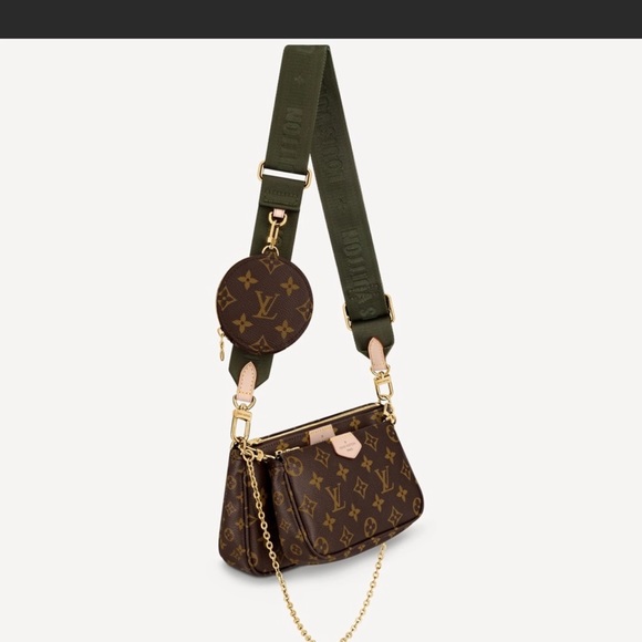 Louis Vuitton Handbags - Authentic Louis Vuitton multi pochette accessories with BLACK NYLON STRAP !!